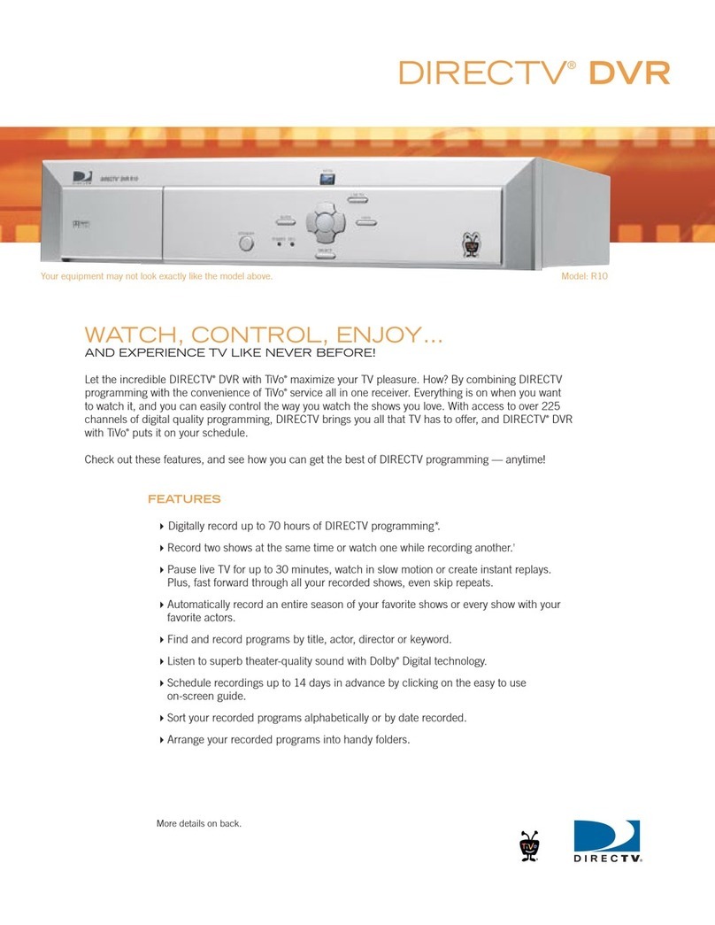 DirecTV R10 Specifications