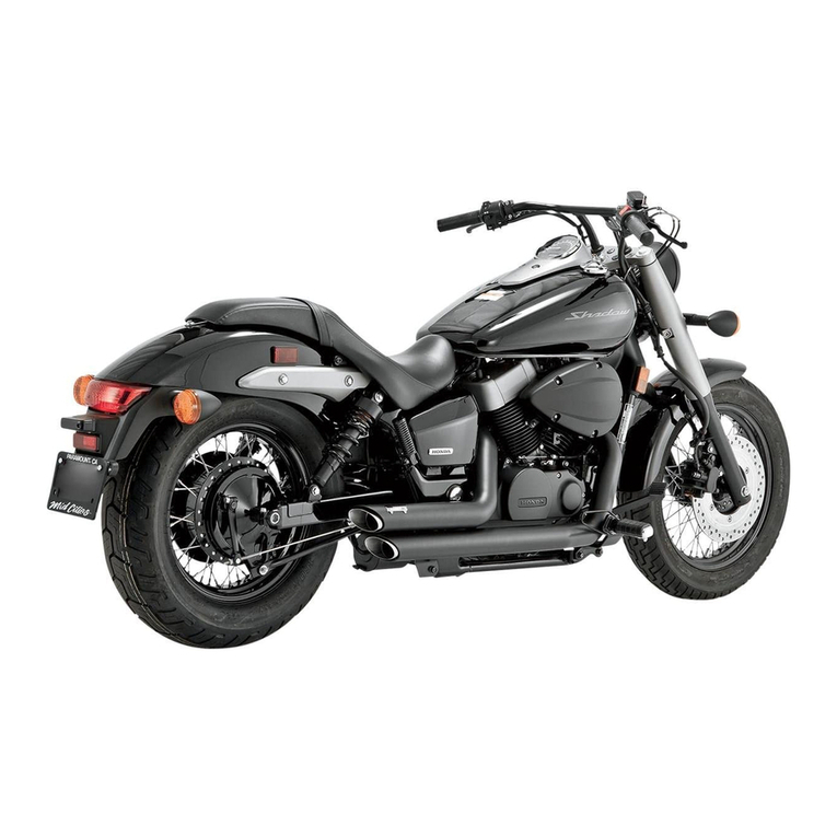 Vance and hines SHADOW AERO 750 installation instructions Vance and hines SHADOW AERO 750 installation instructions
