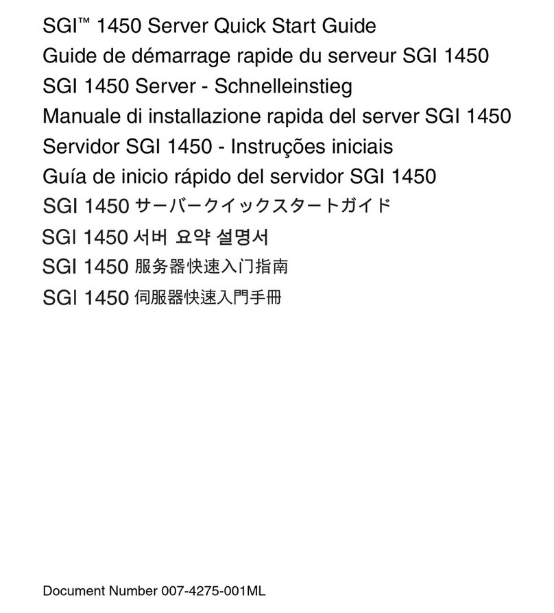 Silicon Graphics 1450 User manual