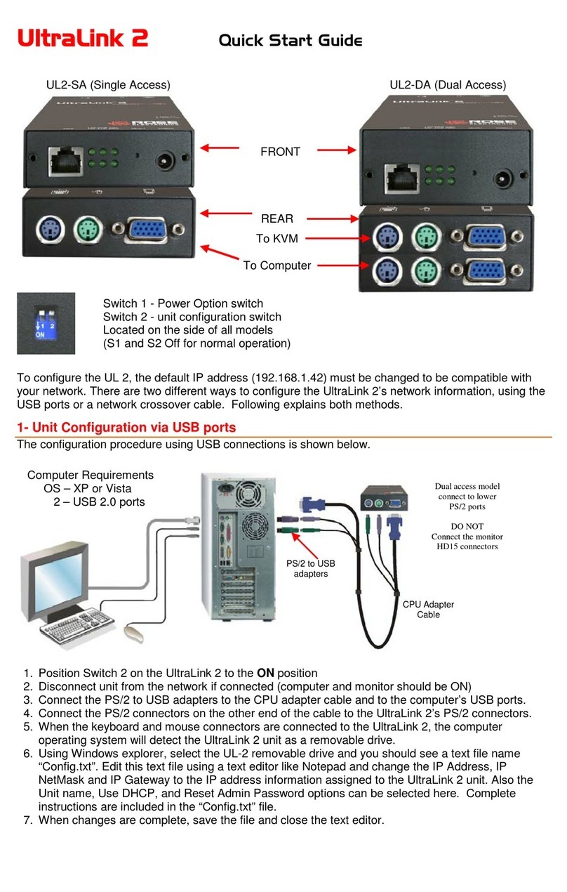 Rose electronics UltraLink 2 quick start guide