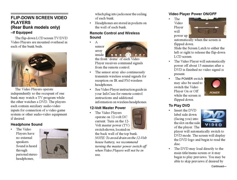 Winnebago Audio-Video System User manual