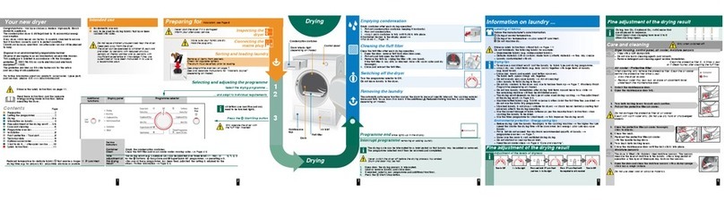 Bosch Dryer User manual