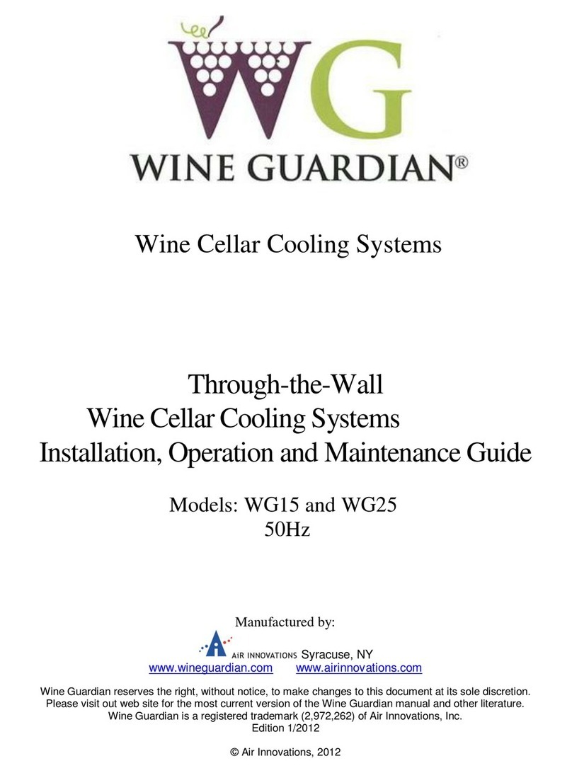 AIRINNOVATIONS Wine Guardian WG15 Technical Document AIRINNOVATIONS Wine Guardian WG15 Technical Document