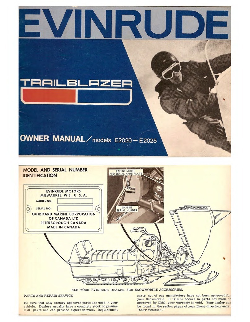Evinrude Trailblazer E2020 Operation guide