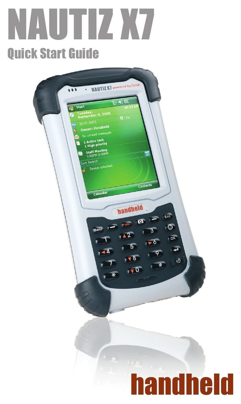 Hand Held Products NAUTIZ X7 quick start guide Hand Held Products NAUTIZ X7 quick start guide