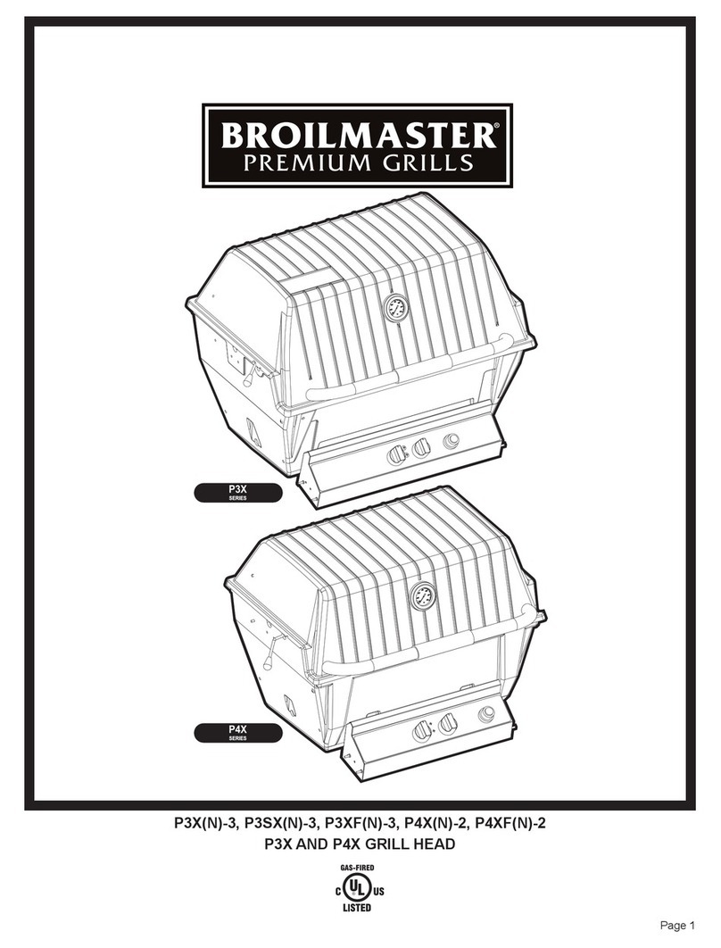 Broilermaster P3X-3 User manual