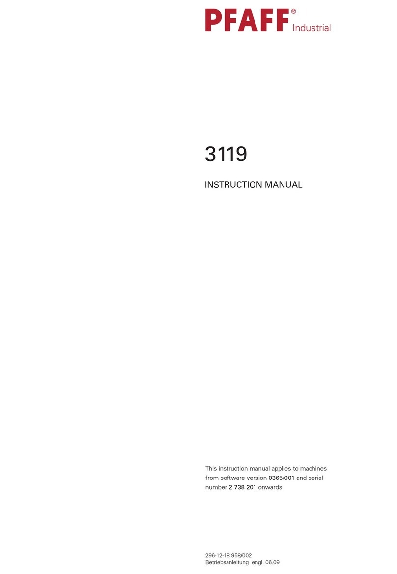 Pfaff 3119 User manual