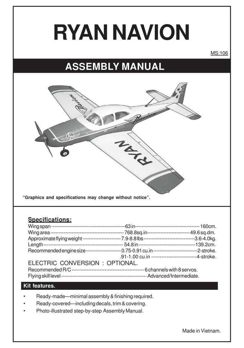 Seagull Models Ryan Navion User manual