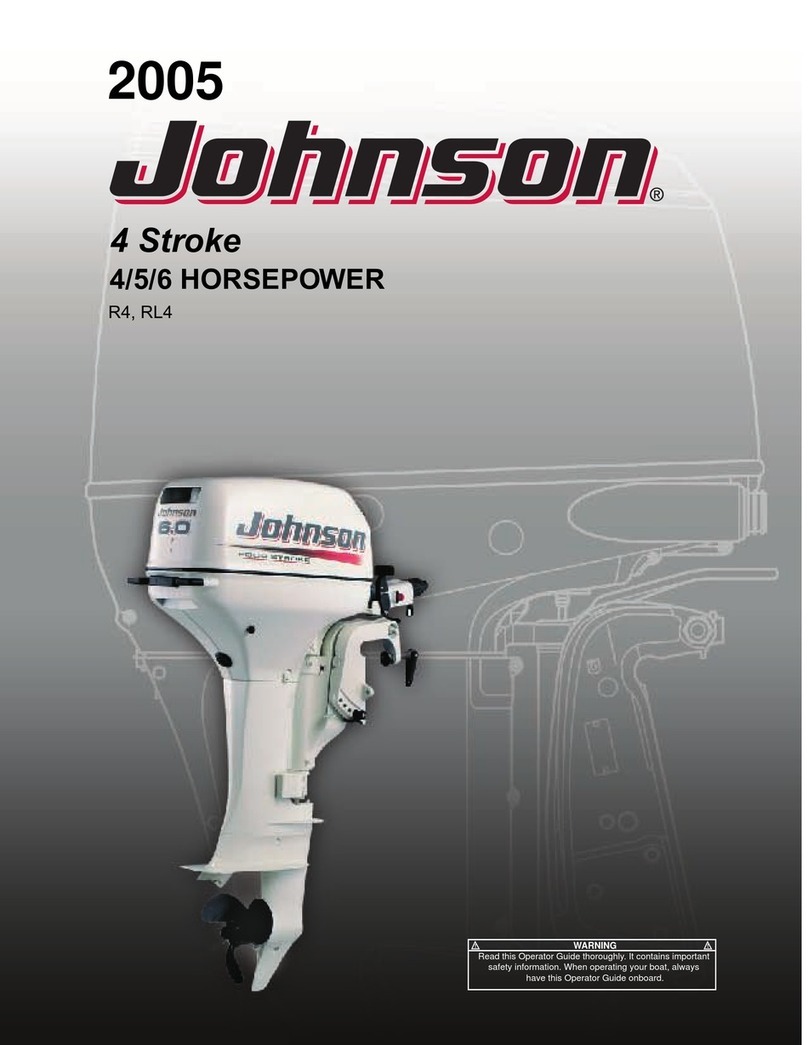 Johnson 4 HORSEPOWER Operator's guide