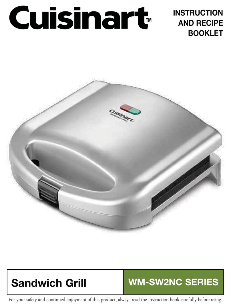 Cuisinart WM-SW2NC SERIES Quick guide
