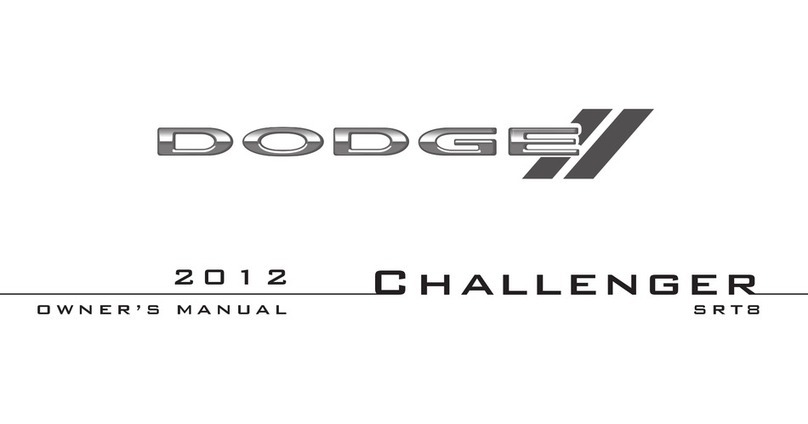 Dodge Challenger SRT8 2012 User manual Dodge Challenger SRT8 2012 User manual