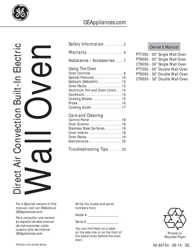 GE PT7050 User manual