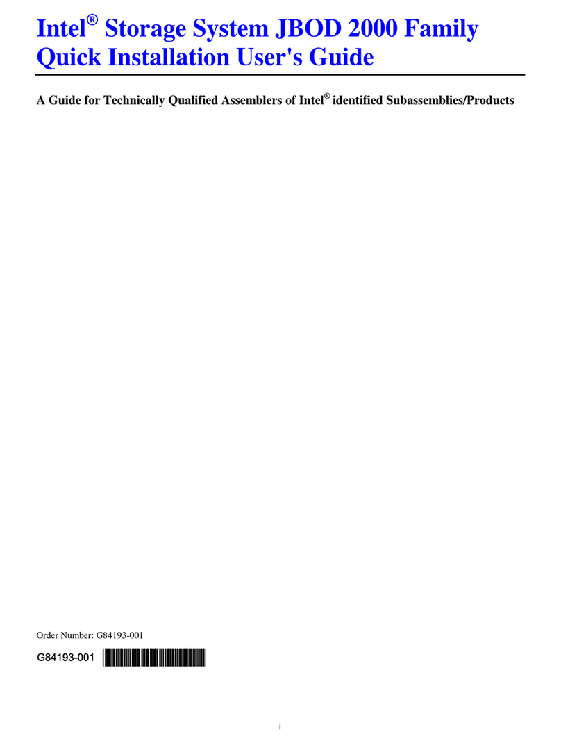 Intel JBOD 2000 Family User manual
