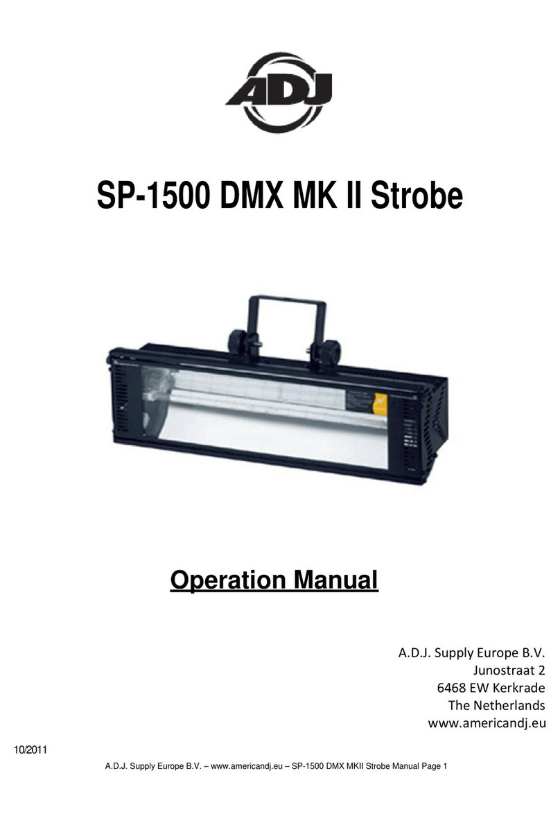 ADJ SP-1500 User manual