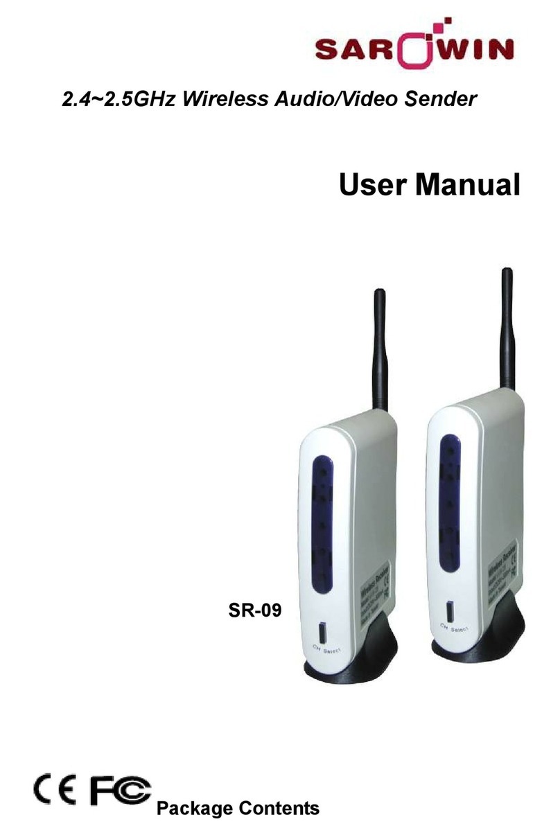 Sarowin SR-09 User manual