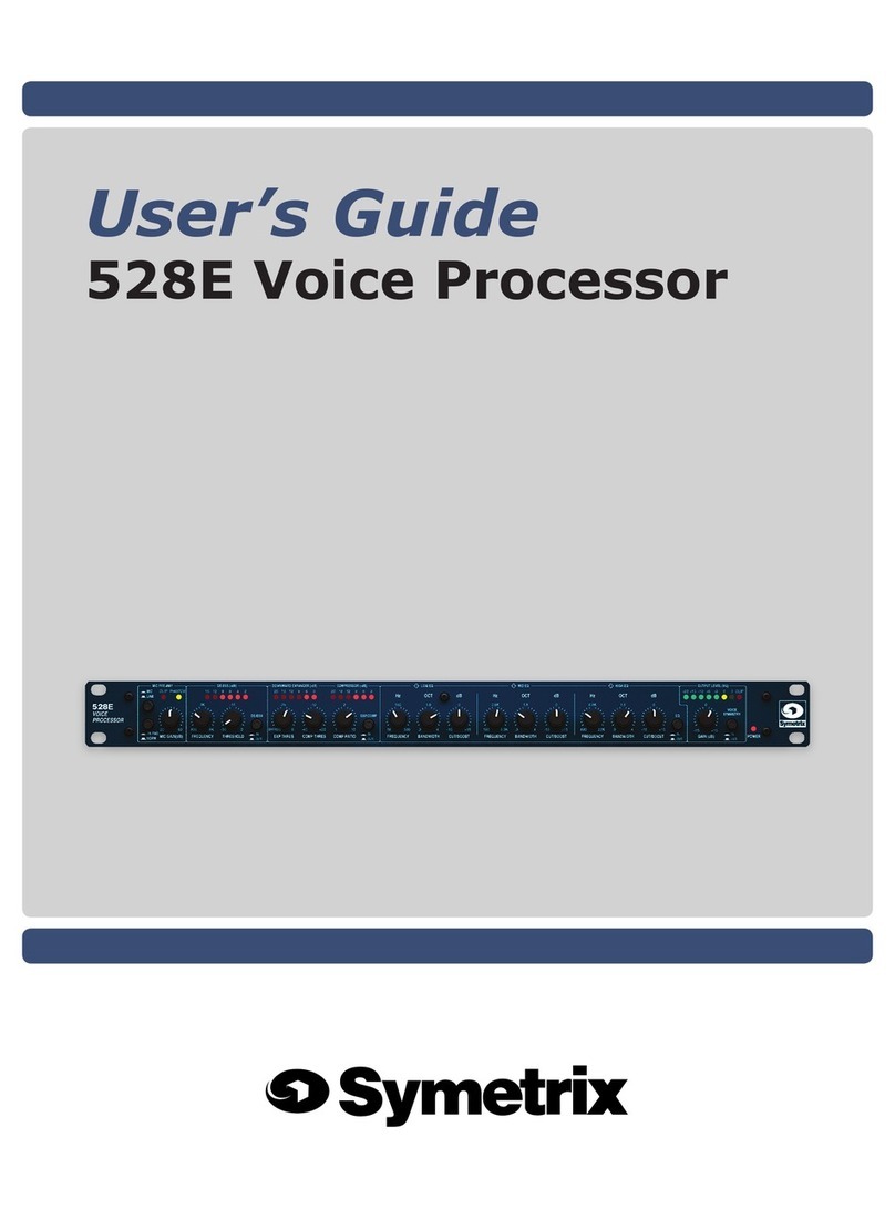 Symetrix 528E User manual