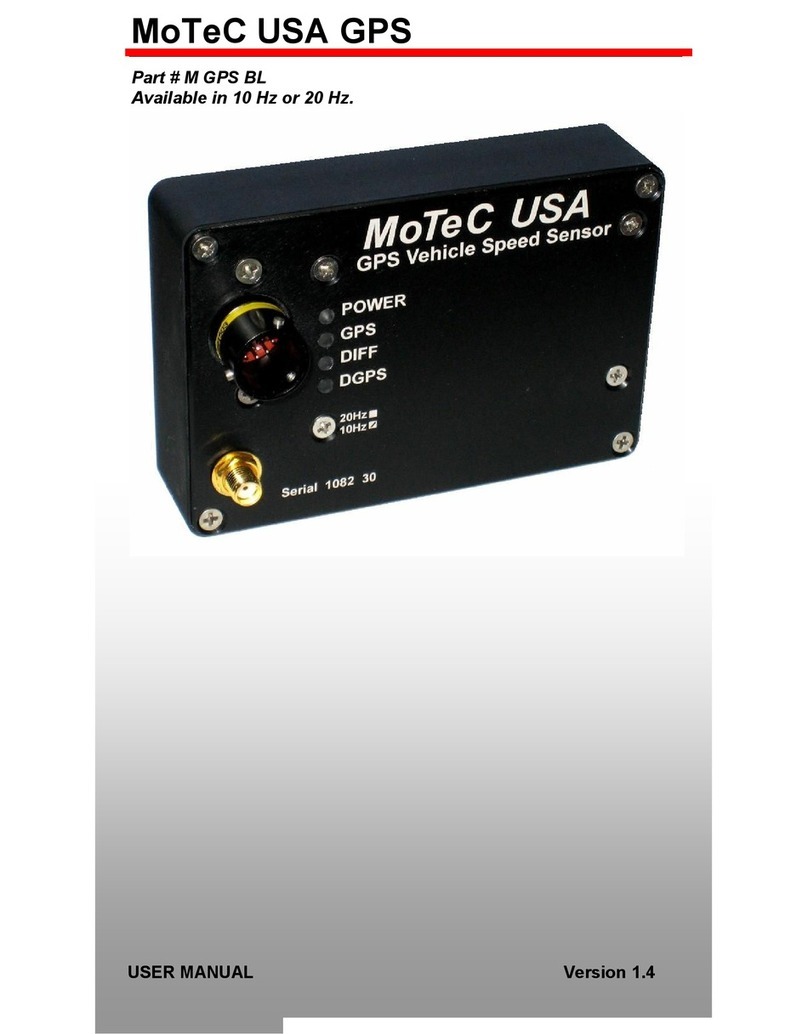 Motec M GPS BL user manual