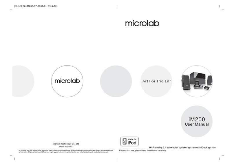 Microlab iM200 User manual Microlab iM200 User manual