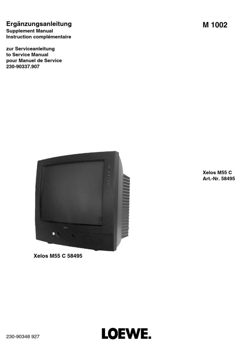 Loewe Xelos M55 C 58495 Owner's manual