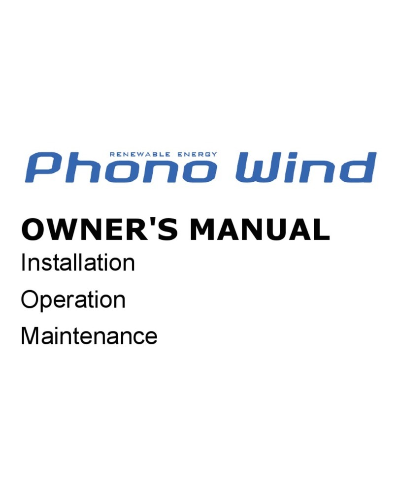 Phonowind PWB01-30-48 owner's manual