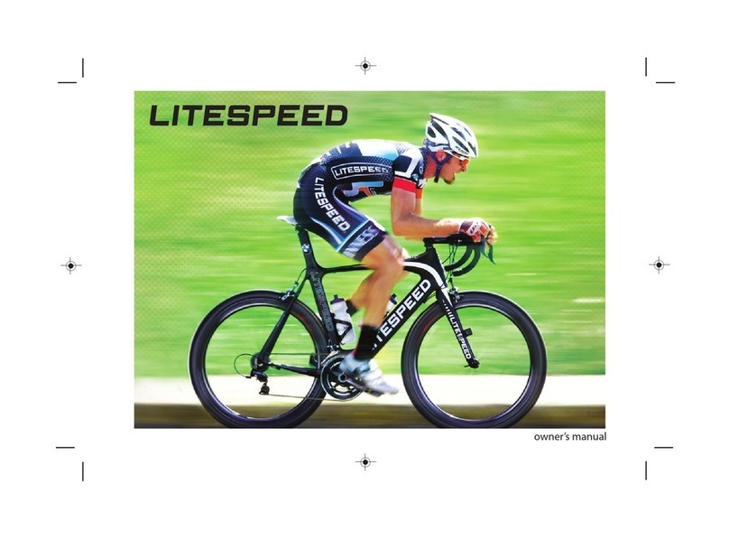 Litespeed Bicycle owner's manual