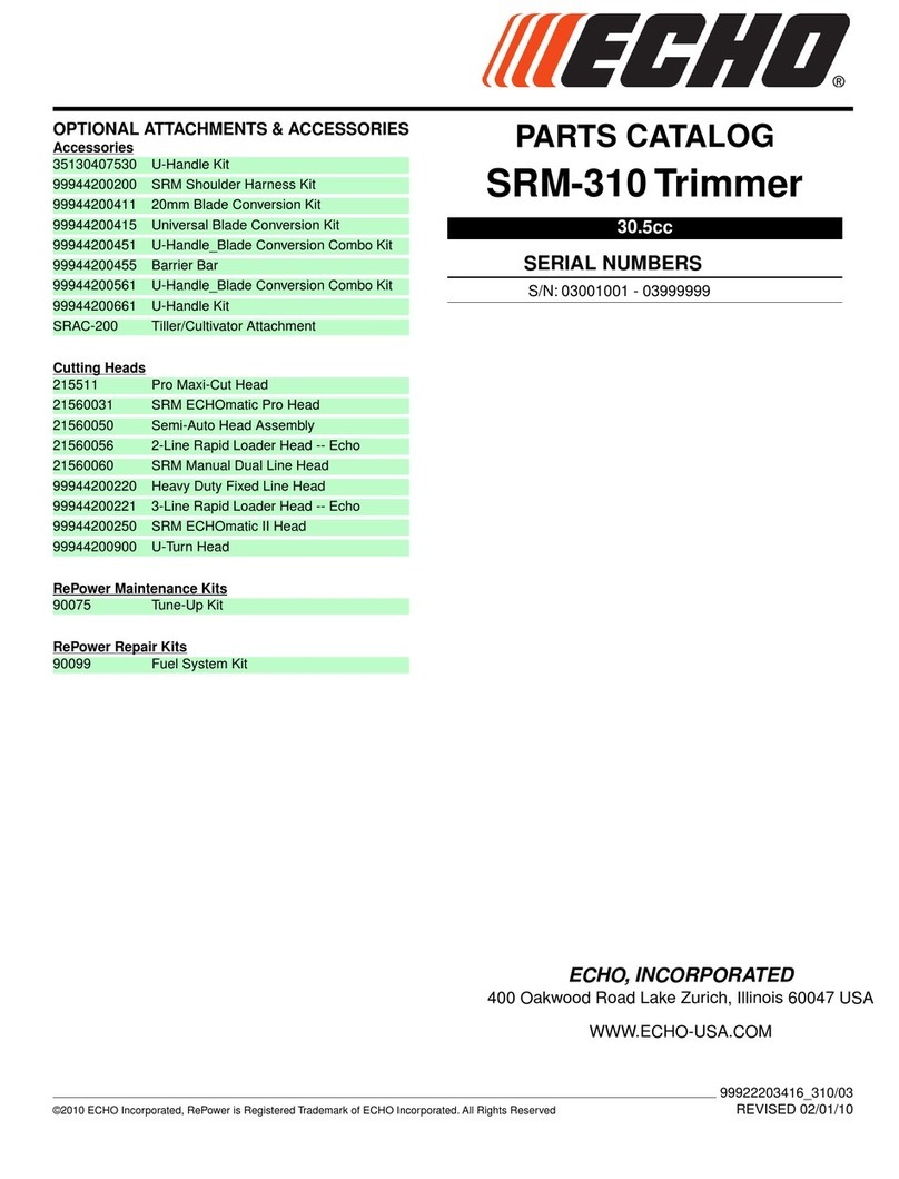 Echo SRM-310 Instruction Manual