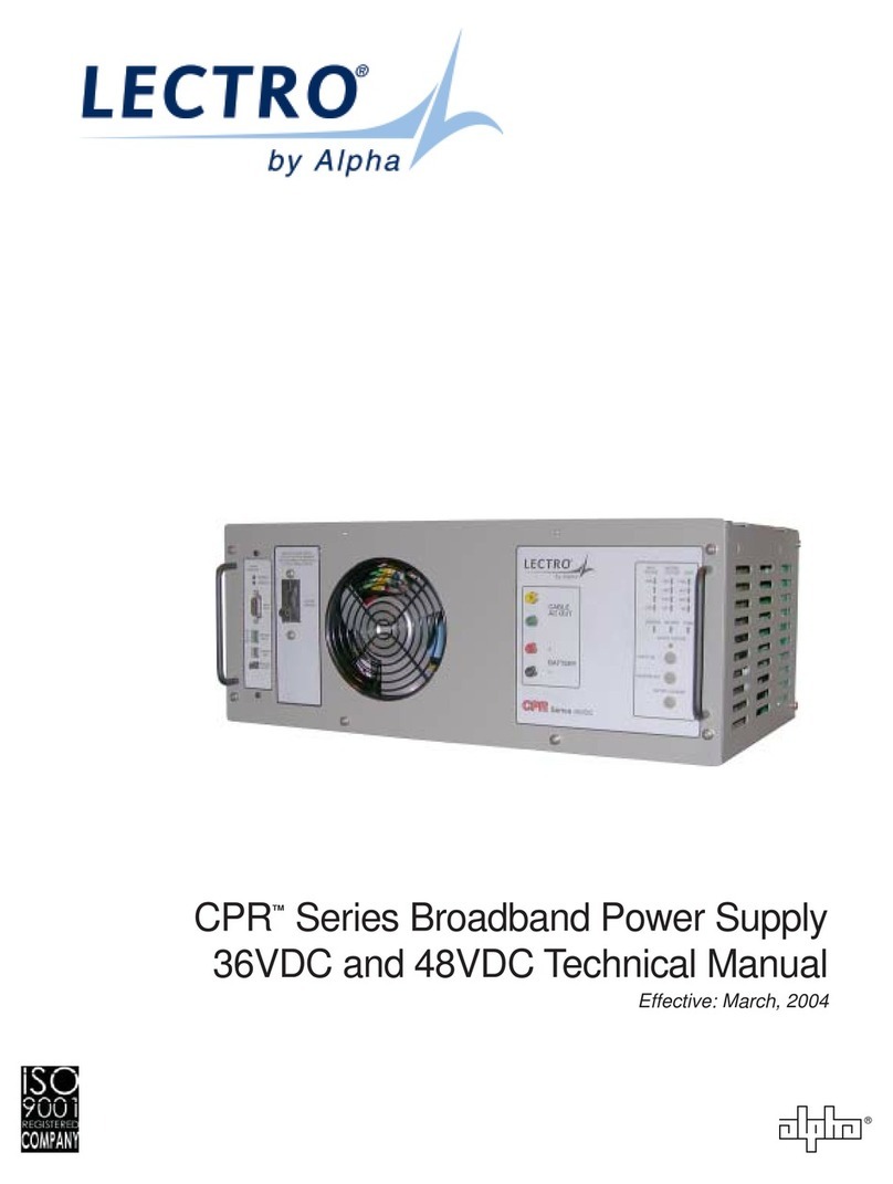 LECTRO 36VDC Technical manual