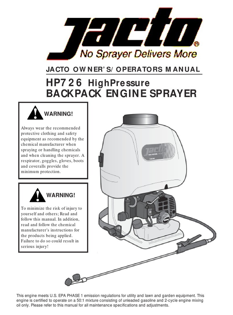 Jacto HP726 Owner's/operator's manual