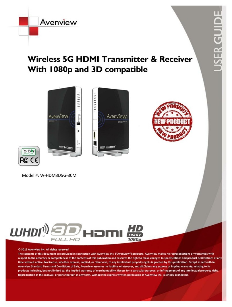 Avenview W-HDM3D5G-30M user guide