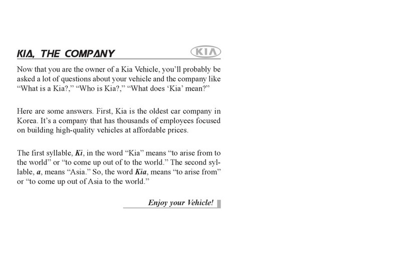 Kia 2010 CEED User manual