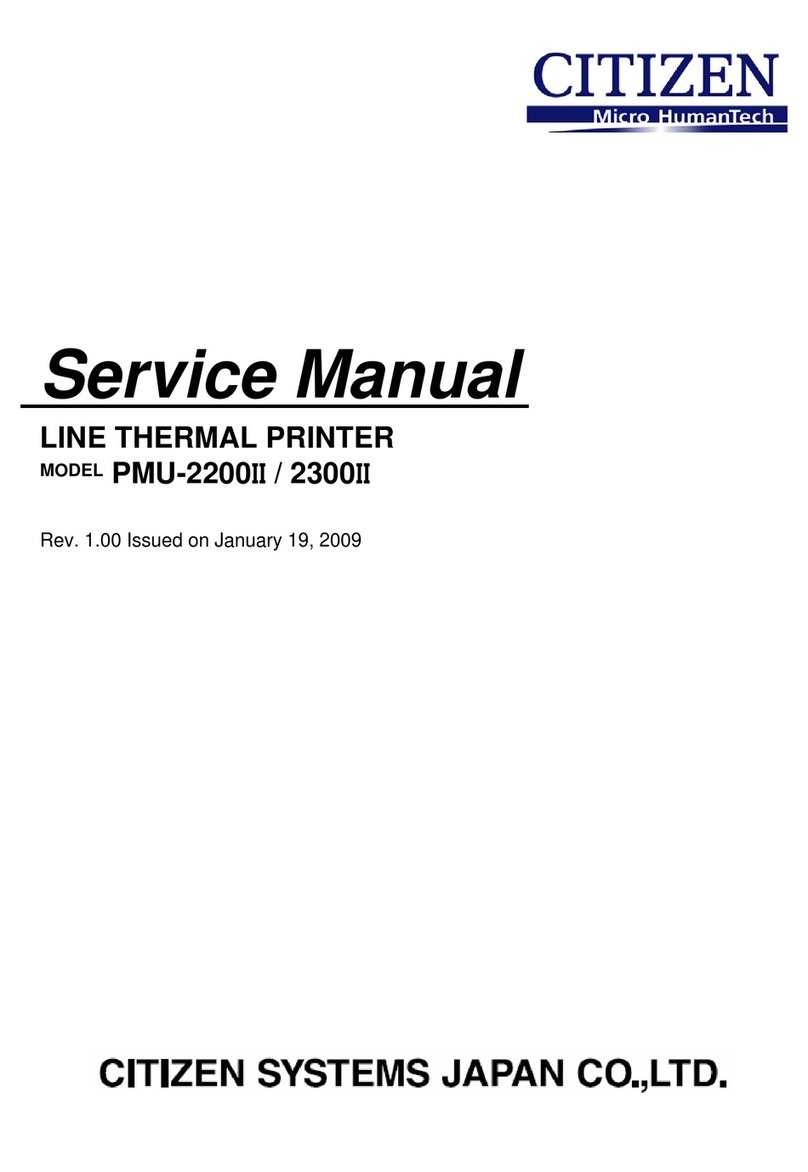 Citizen PMU-2200II User manual
