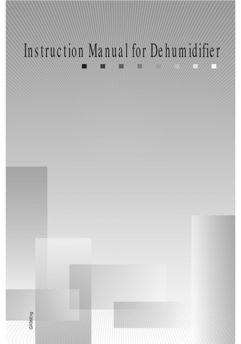 CALOR Dehumidifier User manual