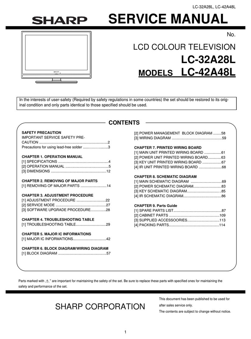 Sharp LC-32A28L User manual