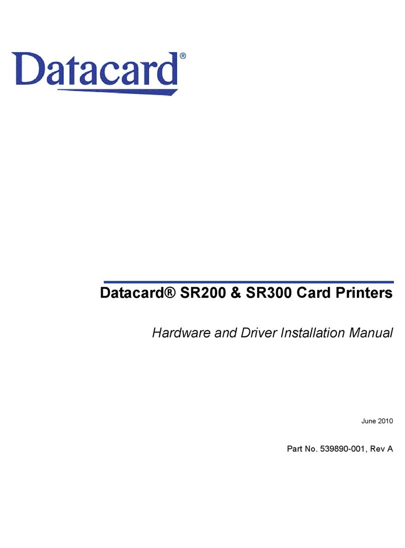 DataCard SR200 Assembly instructions