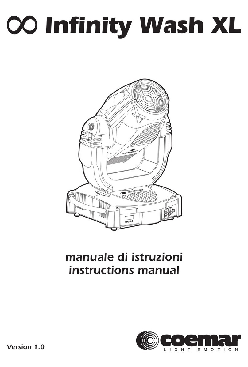 Coemar Infinity Wash XL instruction manual