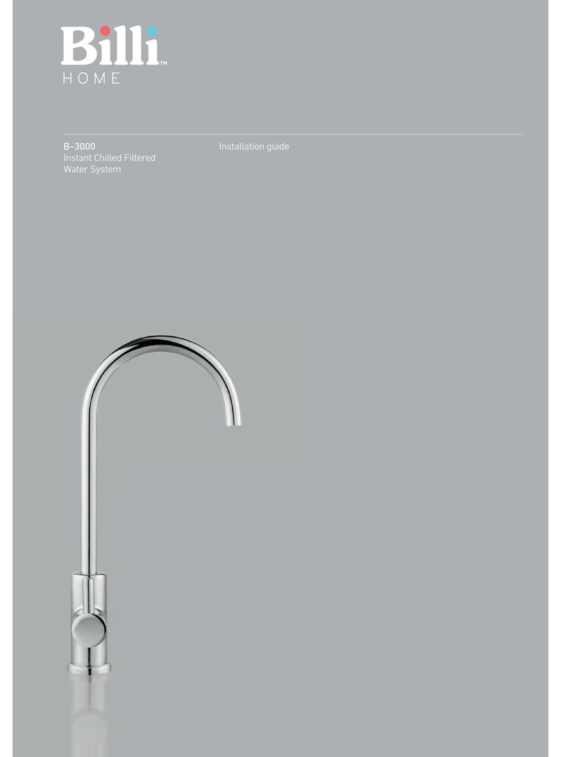 Billi B-3000 installation guide Billi B-3000 installation guide