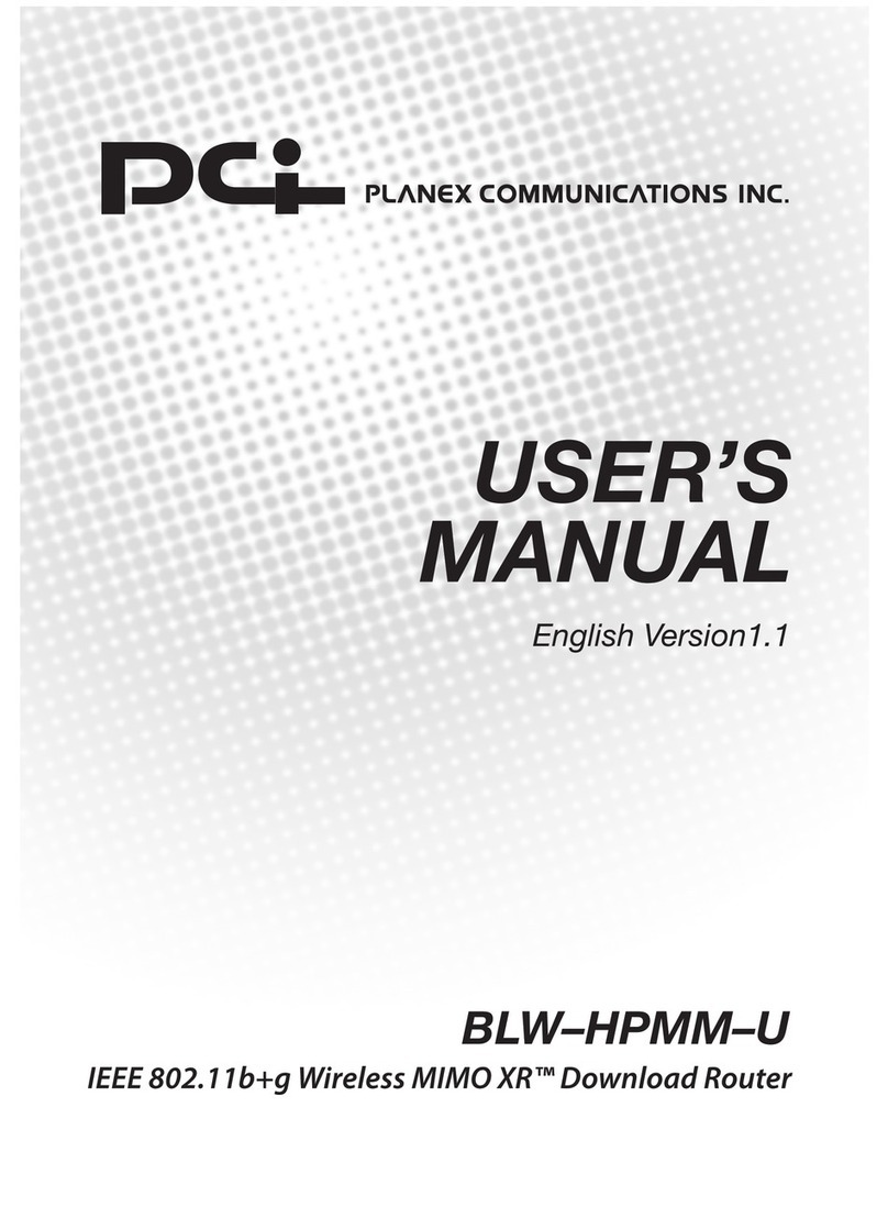 Planex BLW-HPMM-U User manual Planex BLW-HPMM-U User manual