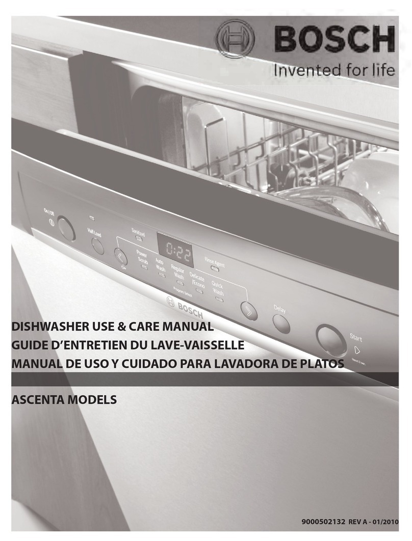 Bosch ASCENTA SHX4AP User manual