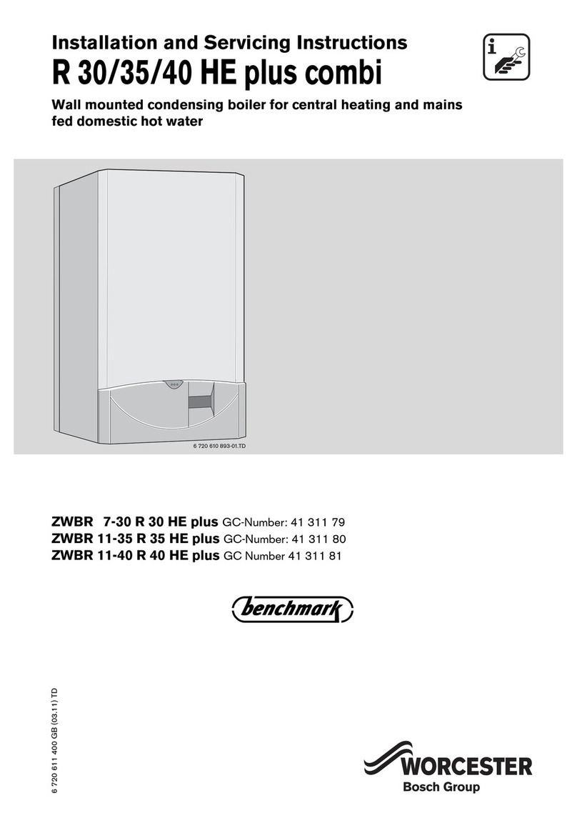 Worcester ZWBR 7-30 R 30 HE PLUS COMBI User guide