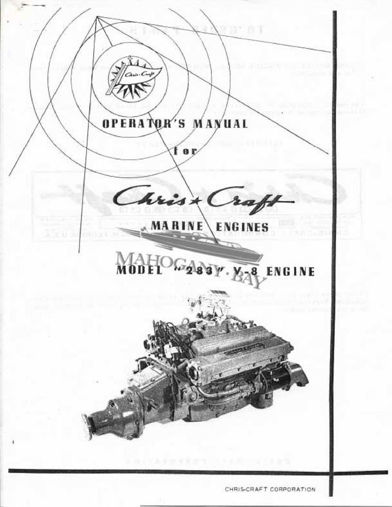 Chris-Craft 283 V-8 User manual