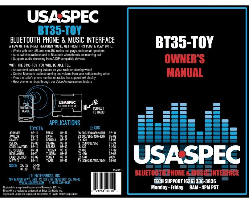 USASPEC BT35-Toy owner's manual USASPEC BT35-Toy owner's manual