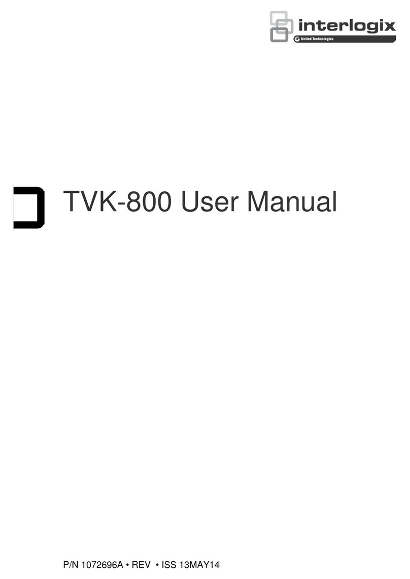 Interlogix TVK-800 User manual