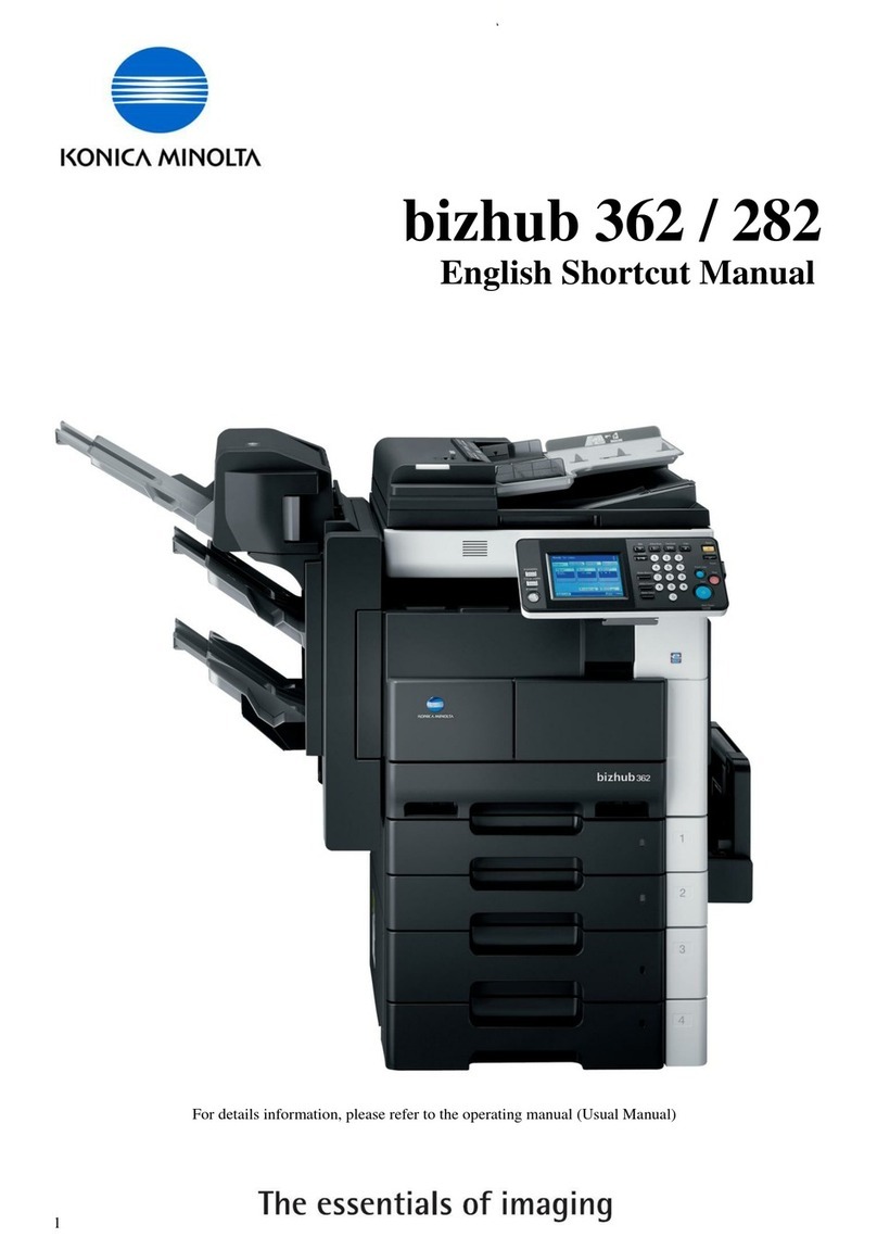 Konica Minolta Bizhub 362 User manual