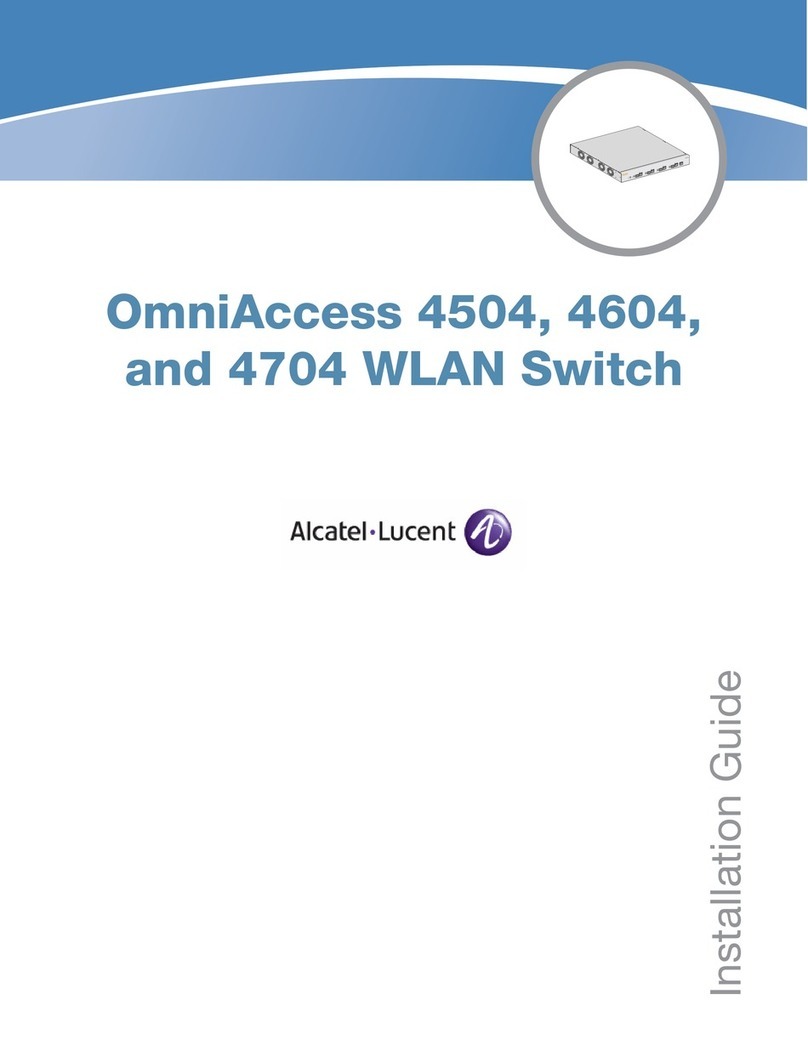Alcatel-Lucent OmniAccess 4504 User manual