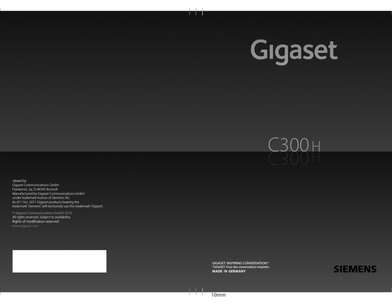 Siemens Gigaset C300H User manual
