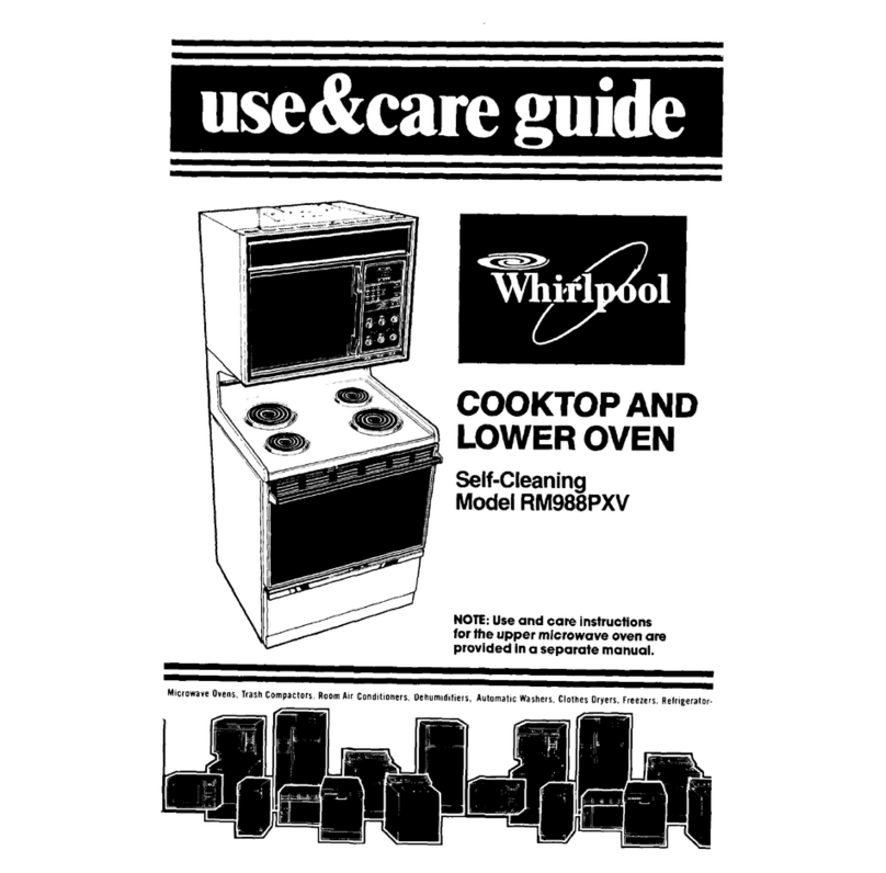 Whirlpool RM988PXV Use & care guide