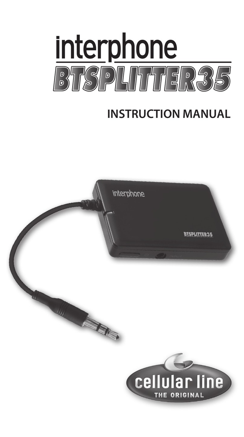 Interphone BTSplitter35 instruction manual