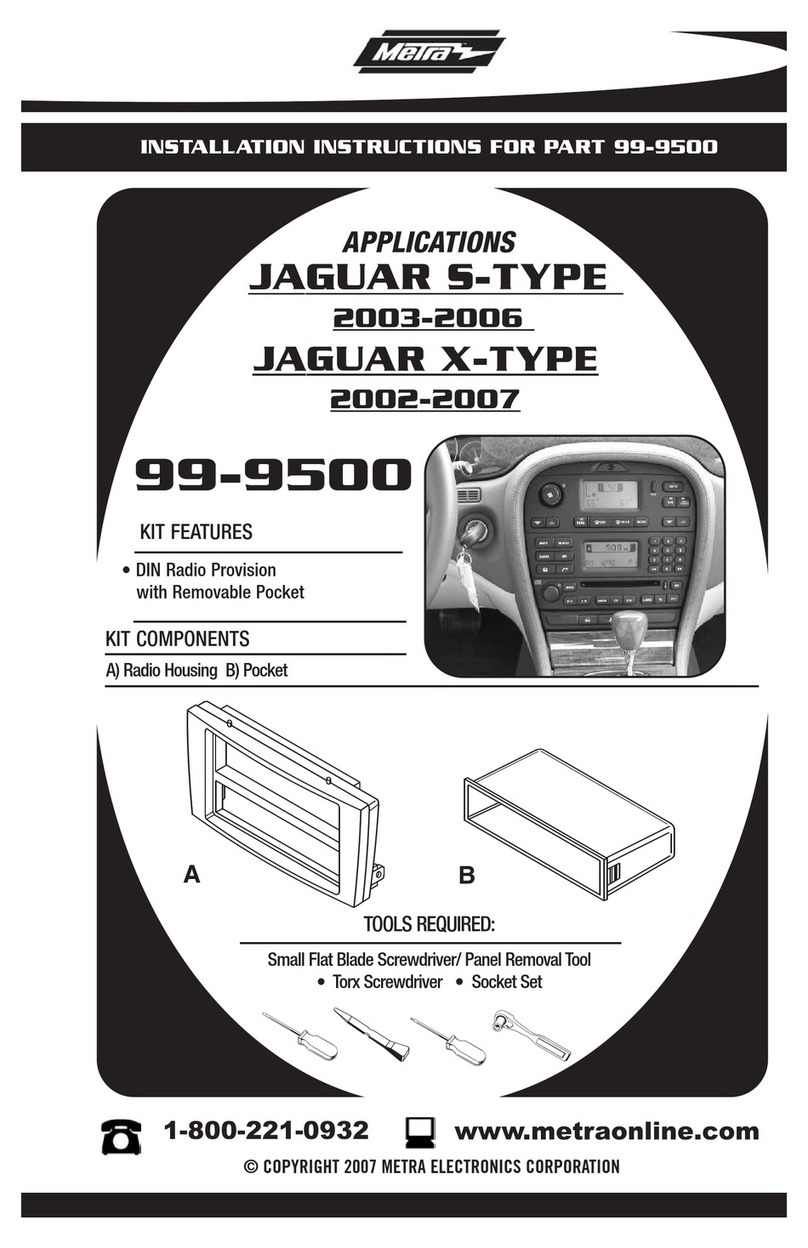Metra Electronics 99-9500 installation instructions