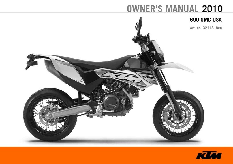 KTM 690 SMC USA 2010 owner's manual