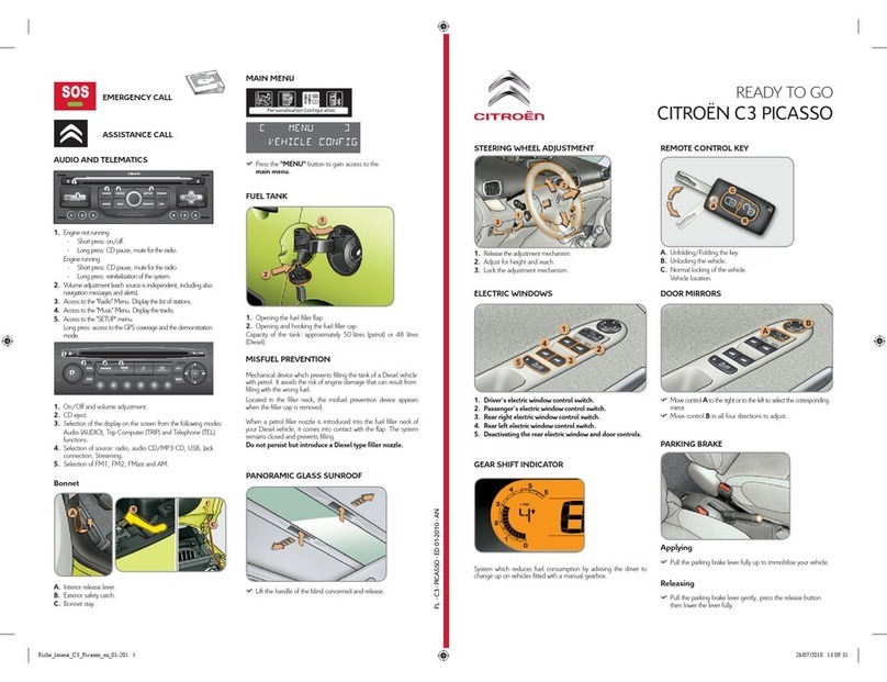 CITROEN C3 User manual